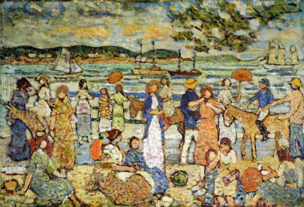 Along the shore