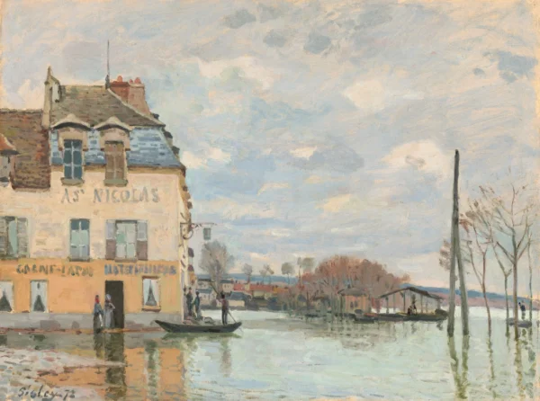 Flood at Port Marly (1872) National Gallery of Art Washington
