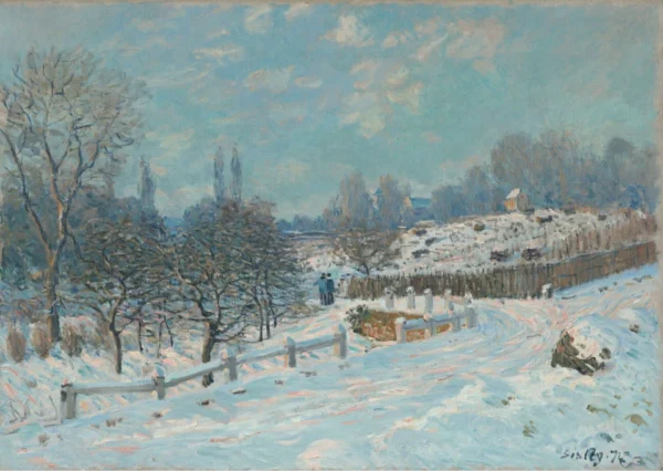 Road to Louveciennes Snow Effect (1874) Museum Barberini Potsdam