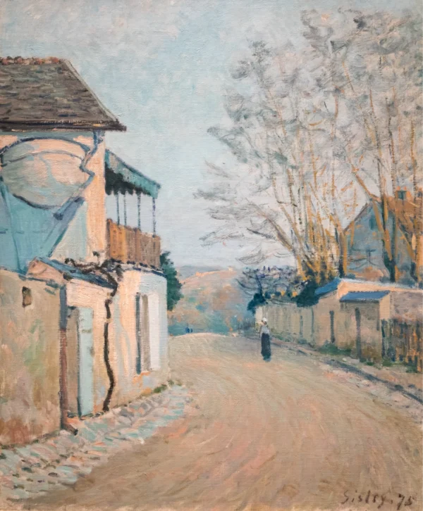 Rue de a Princesse Winter (1875)  Nelson Atkins Museum of Art