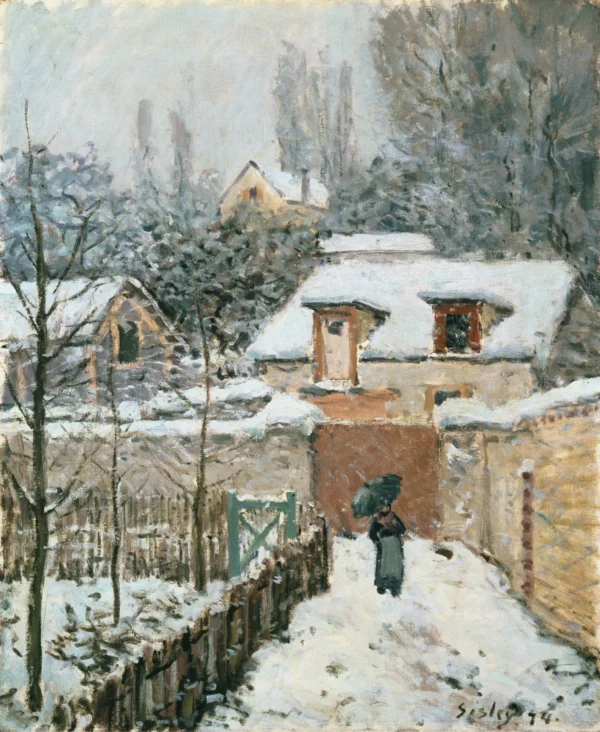 Snow at Louveciennes (1874) Phillips Collection Washington