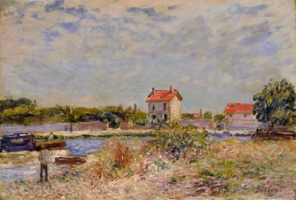 The Loing at Saint-Mammès (1885)  MuMa Le Havre