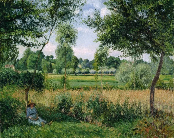 Morning Sunlight Eragny (1899) Israel Museum