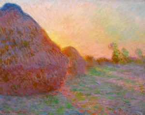 Haystacks by Claude Monet, hand-painted oil reproduction