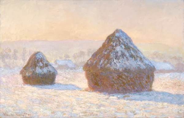 Haystacks: Snow Effect, Morning