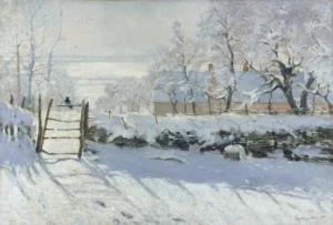 The Magpie by Claude Monet, hand-painted oil reproduction