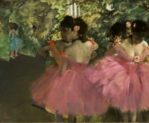 Dancers in Pink by Edgar Degas, hand-painted oil reproduction