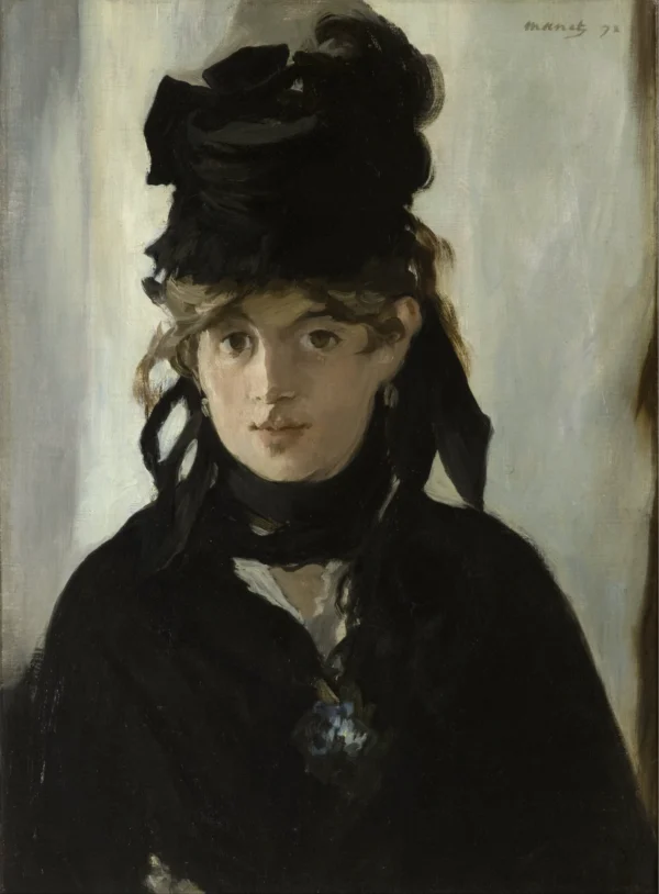 Berthe Morisot with a Bouquet of Violets (1872) Musée d Orsay