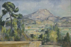 Mont Sainte-Victoire by Paul Cézanne, hand-painted oil reproduction