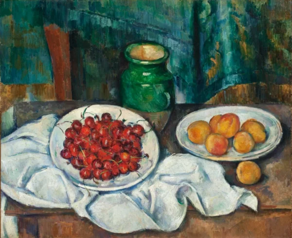 Still Life With Cherries And Peaches (1885-87) LACMA