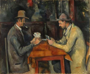 The Card Players by Paul Cézanne, hand-painted oil reproduction