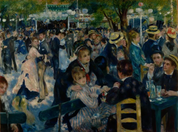 Dance at Le Moulin de la Galette 1876 Musee d'Orsay