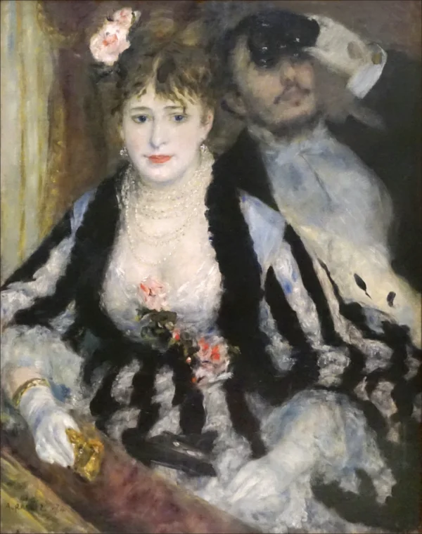 La Loge 1874 Courtauld Gallery