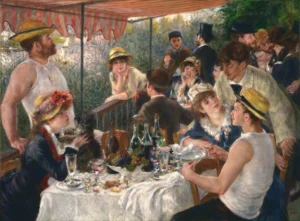 Luncheon of the Boating Party by Pierre-Auguste Renoir, hand-painted oil reproduction