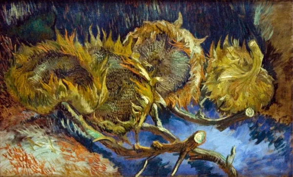 Four Sunflowers Gone to Seed 1887 Kroller Muller Museum