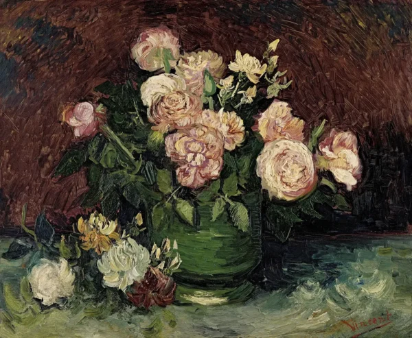 Roses and Peonies 1886 Kroller Muller