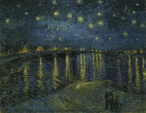 Starry Night Over The Rhone by Vincent van Gogh, hand-painted oil reproduction