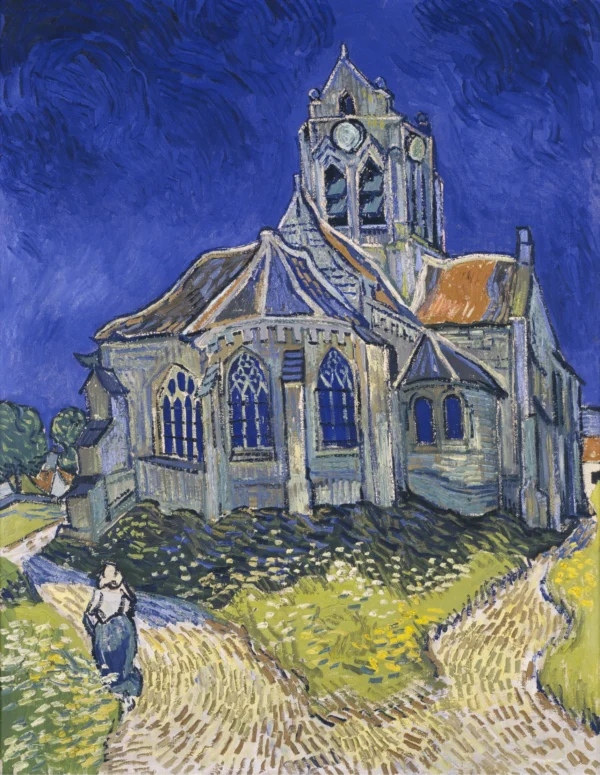 The Church in Auvers sur Oise 1890 Musee d'Orsay