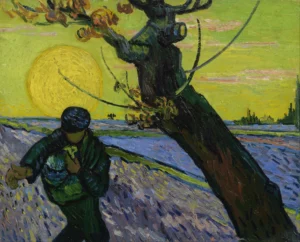 The Sower by Vincent van Gogh, hand-painted oil reproduction