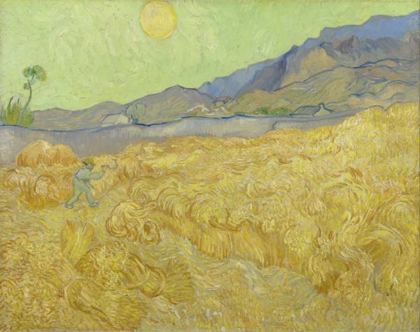 Wheatfield with a Reaper 1889