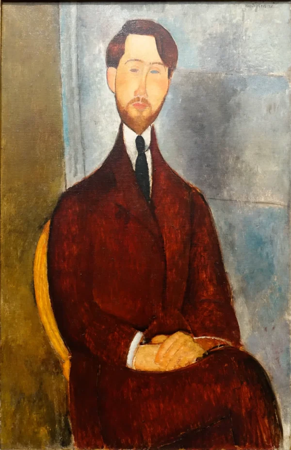 Portrait of Léopold Zborowski (1916) Sao Paulo Museum of Art 65x100cm