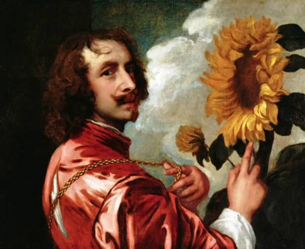 Self-Portrait with a Sunflower (1632) Duke of Westminster Collection