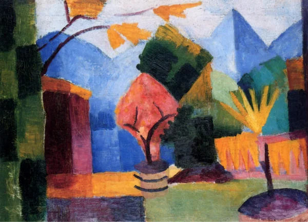 Garden on Lake Thun (1913) Kunstmuseum Bonn