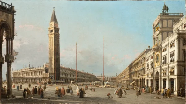 Piazza San Marco Looking South and West 1763 LACMA