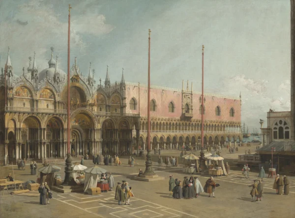 The Square of Saint Mark's Venice c.1744 National Gallery Art Washington