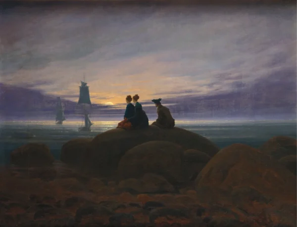 Moonrise over the Sea (1822) Alte Nationalgalerie Berlin
