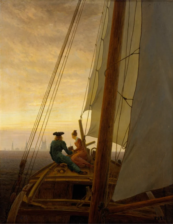 On a Sailing Ship (1818) Hermitage Museum