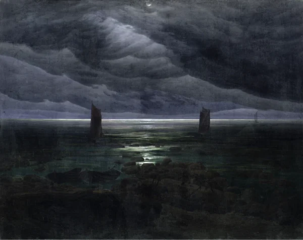 Sea Shore in Moonlight (1835) Kunsthalle Hamburg