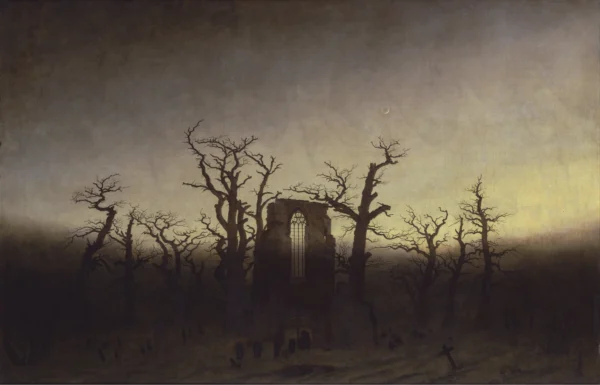 The Abbey in the Oak Forest (1809) Alte Nationalgalerie Berlin