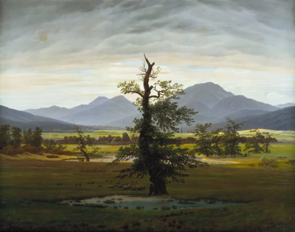 The Lonely Tree (Solitary Tree 1822 )Alte Nationalgalerie Berlin