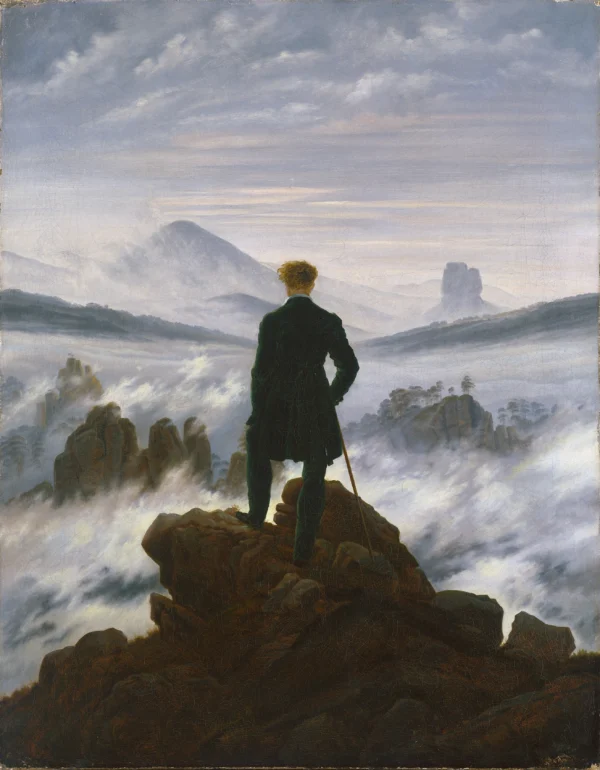 Wanderer above the Sea of Fog (1818) Kunsthalle Hamburg