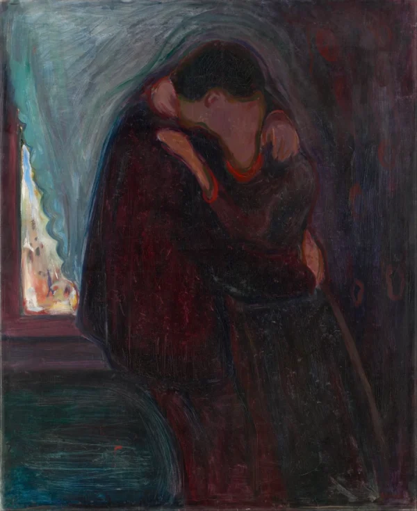 The Kiss (1897) Munch Oslo
