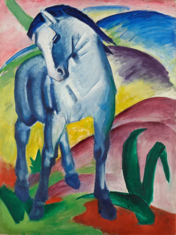 Blue Horse I (1911) Lenbachhaus Munich