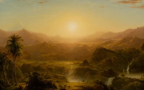 The Andes of Ecuador 1855 Wadsworth Atheneum Museum of Art Hartford