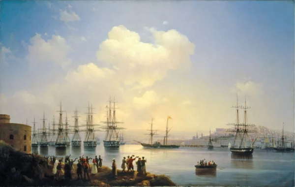 The Russian Squadron on the Sebastopol Roads (1846) Central Naval Museum St. Petersburg