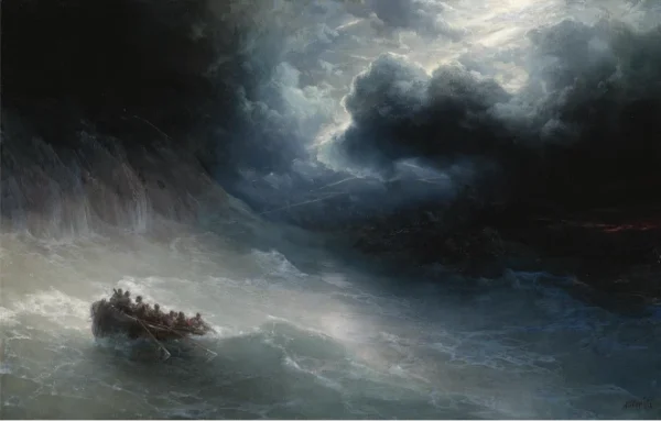 The Wrath of the Seas (1886) Private collection