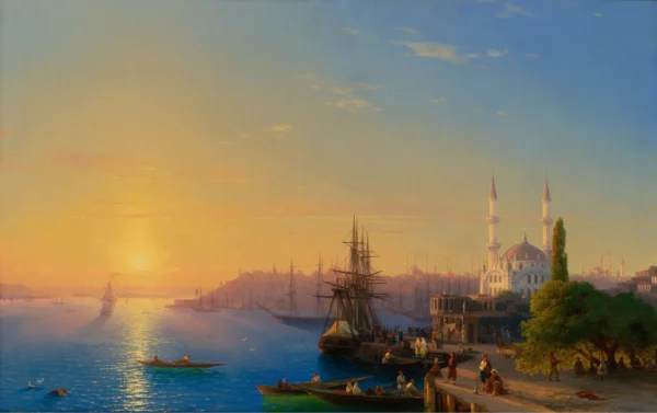 View of Constantinople and the Bosphorus (1856) Private collection