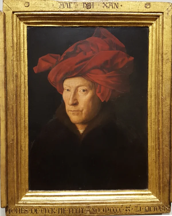 Man in a Red Turban (1433) National Gallery London