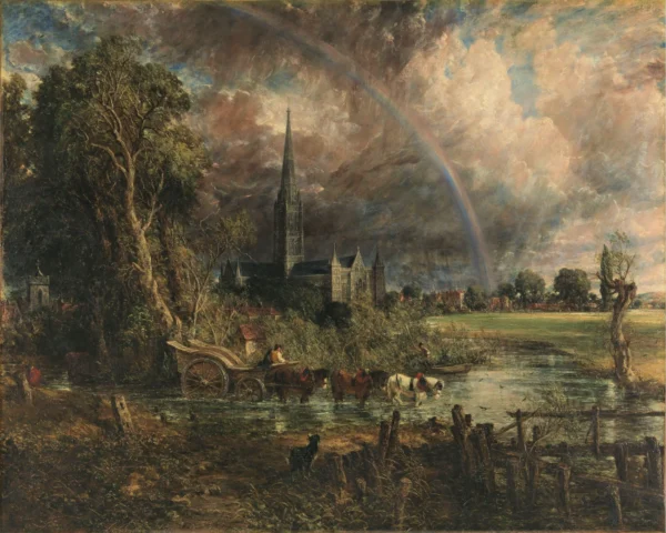 Salisbury Cathedral from the Meadows 1831 Tate Britain London