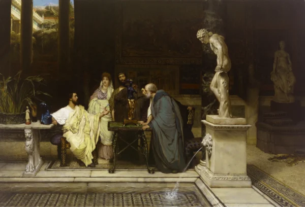 A Roman Art Lover (1868) Yale University Art Gallery