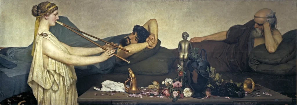 The Siesta by Sir Lawrence Alma-Tadema