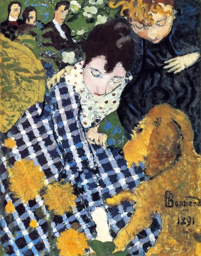 Women with Dog by Pierre Bonnard