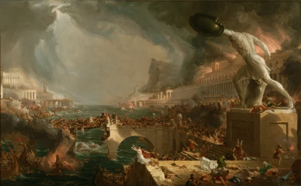 The Course of Empire Destruction 1836 New-York Historical Society