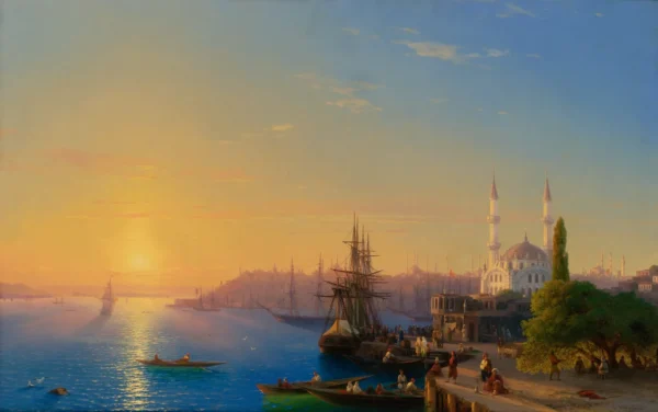 View of Constantinople and the Bosphorus (1856) Private collection