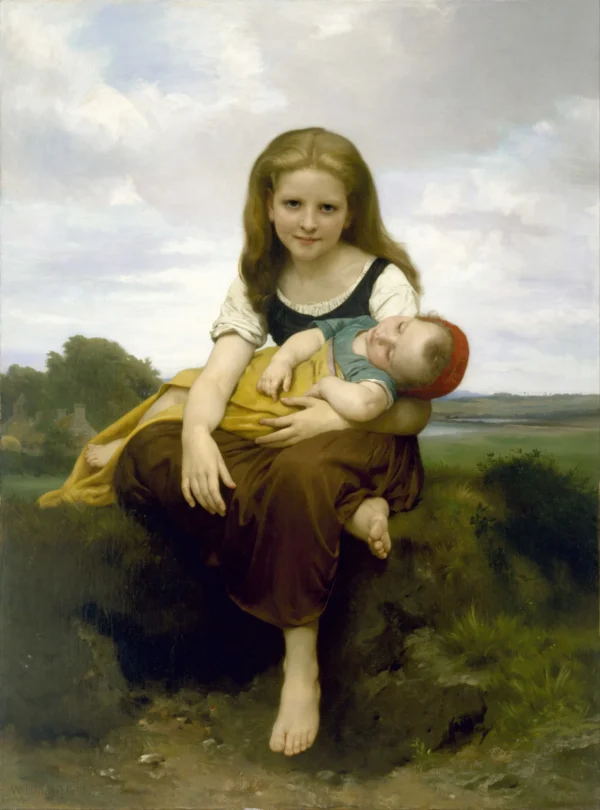 The Elder Sister (1869) Museum of Fine Arts Houston