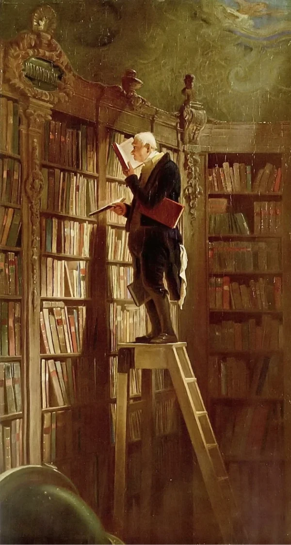 The Bookworm (Der Bücherwurm c.1850)